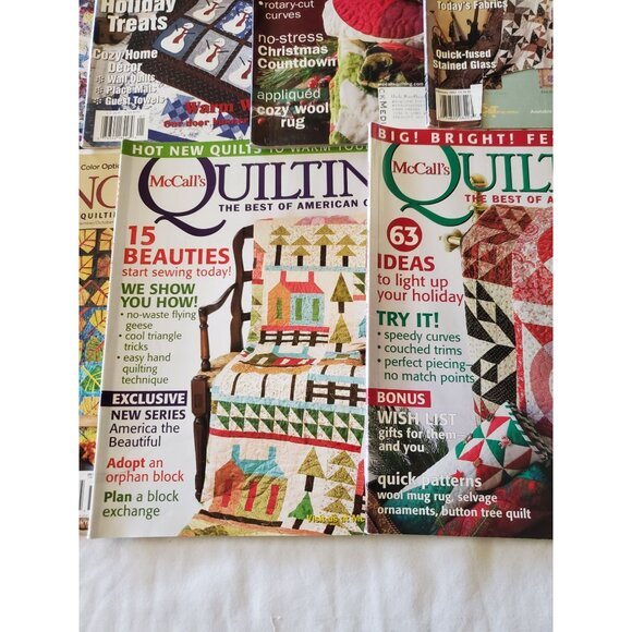 9 McCalls Quilting Magazines Lot 20012002 2003 2008 2010 2011 2015 2018 Issues - Picture 9 of 13